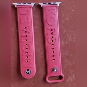 Michael Kors Vibrant Pink Watch Strap Fits 42mm- 46mm Never Worn